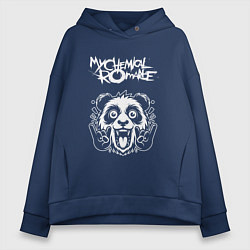 Женское худи оверсайз My Chemical Romance rock panda