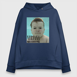 Женское худи оверсайз Nirvana x Hasbik