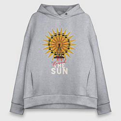 Женское худи оверсайз Once more round the Sun
