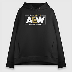 Женское худи оверсайз All Elite Wrestling AEW