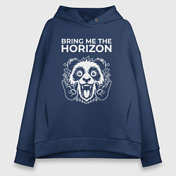 Женское худи оверсайз Bring Me the Horizon rock panda