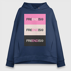 Женское худи оверсайз V Fri END S - friends song