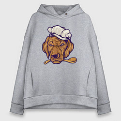 Женское худи оверсайз Chef dog