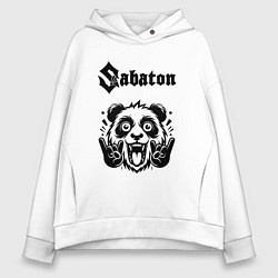 Женское худи оверсайз Sabaton - rock panda