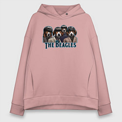 Женское худи оверсайз Beatles beagles