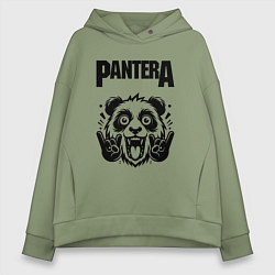 Женское худи оверсайз Pantera - rock panda