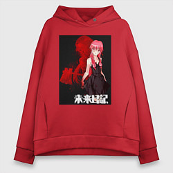 Женское худи оверсайз Дневник будущего Юно