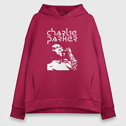 Женское худи оверсайз Charlie Parker jazz legend