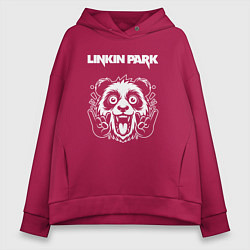 Женское худи оверсайз Linkin Park rock panda