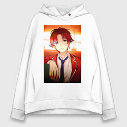 Толстовка оверсайз женская Киётака Аянокоджи, цвет: белый