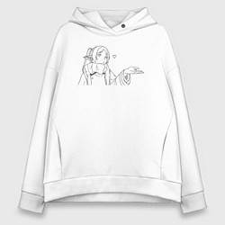 Женское худи оверсайз Фрирен волшебница