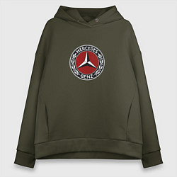 Женское худи оверсайз Mercedes benz sport logo