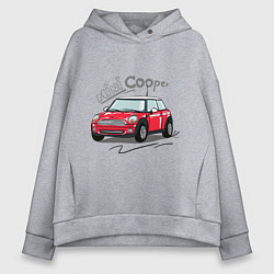 Женское худи оверсайз Mini Cooper