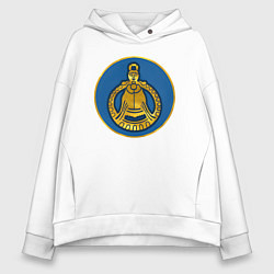 Толстовка оверсайз женская Гёты из Total War: Attila, цвет: белый