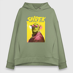 Женское худи оверсайз Shrek гигачад