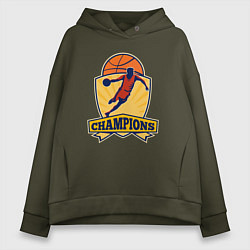 Женское худи оверсайз Champion basketball