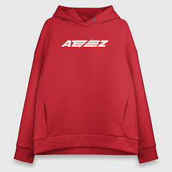 Женское худи оверсайз Ateez logo