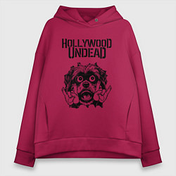 Женское худи оверсайз Hollywood Undead - rock dog