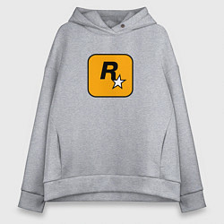 Женское худи оверсайз Rockstar logo