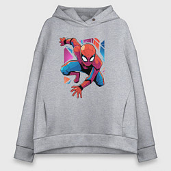 Женское худи оверсайз Крутой Человек-паук