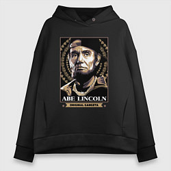 Толстовка оверсайз женская Lincoln gangster, цвет: черный
