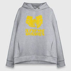 Толстовка оверсайз женская Wu-Tang для детей, цвет: меланж
