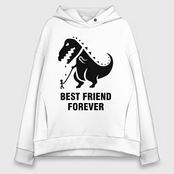 Женское худи оверсайз Godzilla best friend