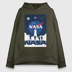Женское худи оверсайз NASA открытия