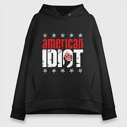 Женское худи оверсайз Green Day - american idiot
