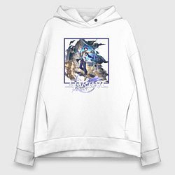 Толстовка оверсайз женская Доктор Рацио, цвет: белый