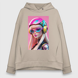 Женское худи оверсайз Sweet Barbie - cyberpunk