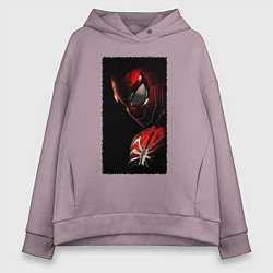 Толстовка оверсайз женская Человек паук паркер, цвет: сиреневый