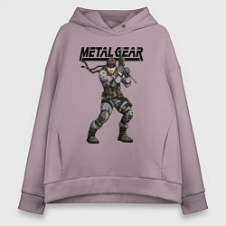 Женское худи оверсайз Snake Solid soldier