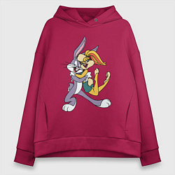Женское худи оверсайз Bugs Bunny - Lola Bunny