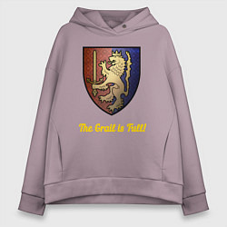 Толстовка оверсайз женская Бретония из Warhammer Fantasy, цвет: сиреневый