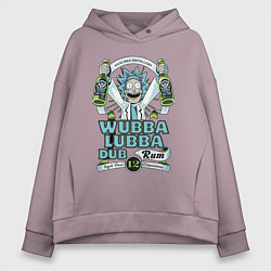 Женское худи оверсайз Рик - вубба лубба даб ром