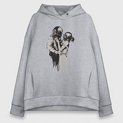 Женское худи оверсайз Подводная любовь