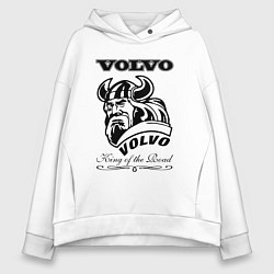 Толстовка оверсайз женская Volvo viking, цвет: белый