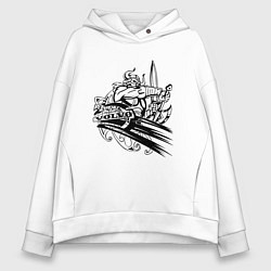 Женское худи оверсайз Вольво viking