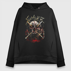 Женское худи оверсайз Slayer Skull Demon