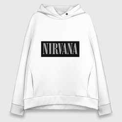 Женское худи оверсайз Нирвана