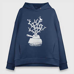 Женское худи оверсайз Tree tank