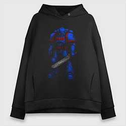 Женское худи оверсайз Космодесантник Space Marine