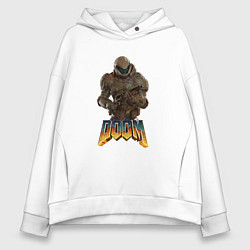 Женское худи оверсайз Doom палач рока