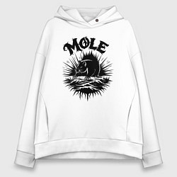 Женское худи оверсайз Крот в стиле готика