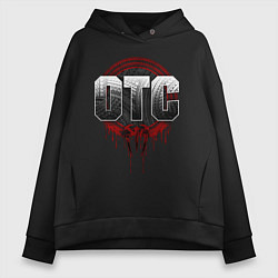 Толстовка оверсайз женская Roman Reigns otc wwe logo, цвет: черный