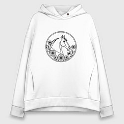 Женское худи оверсайз Гармония линий