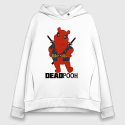 Женское худи оверсайз Deadpooh