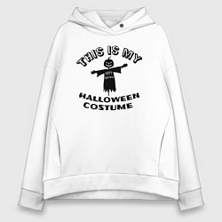 Женское худи оверсайз Это мой хэлоуин костюм с пугалом