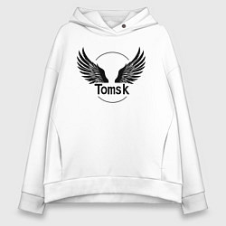 Женское худи оверсайз Крылья Томска